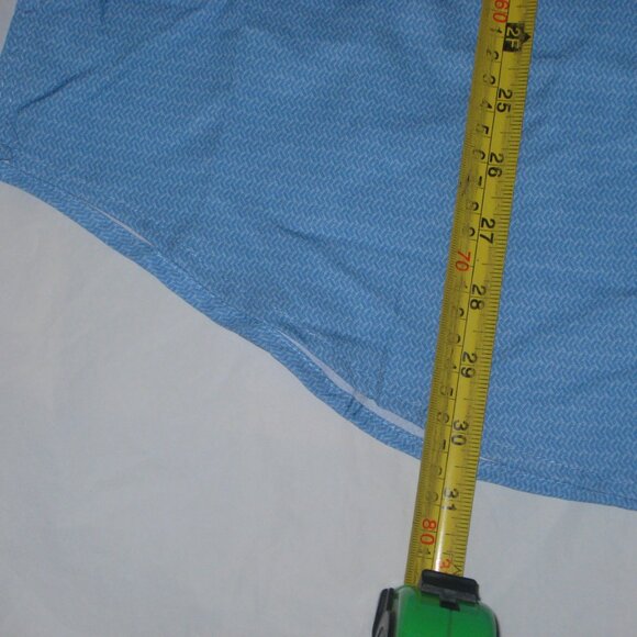 Report Collection Men 360 Movement X4 Stretch Slim Fit Dress Shirt Blue Sz L - Picture 4 of 7